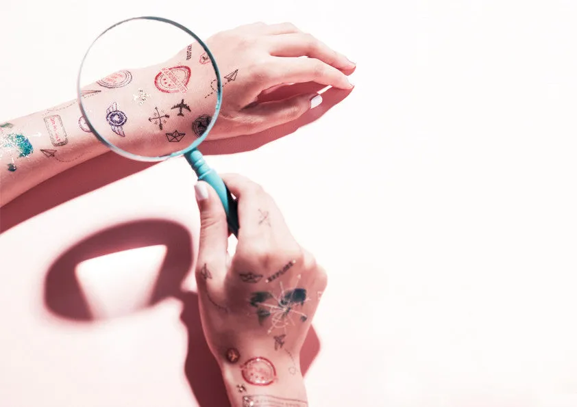Travel Temporary Tattoo