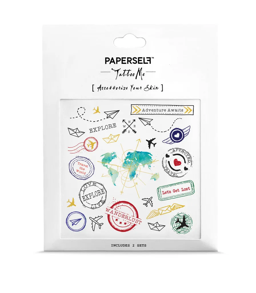 Travel Temporary Tattoo
