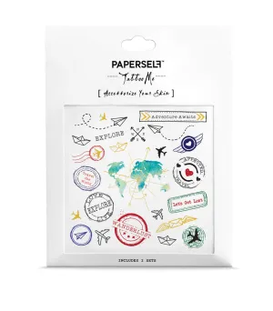 Travel Temporary Tattoo