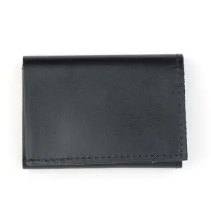 Tri-Fold Wallet- Plain Black