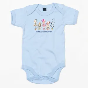 TWINKLE MERRY BRIGHT - Envelope Neckline Short Sleeve Baby Bodysuit