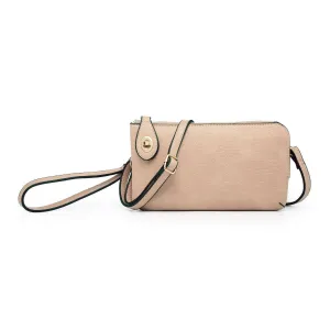 Twist Lock Crossbody- pink