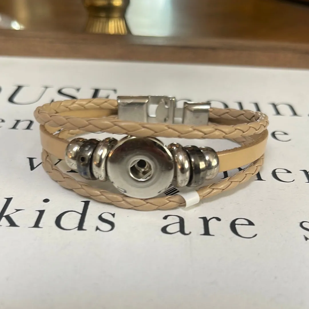 Twisted Strand Snap Bracelet