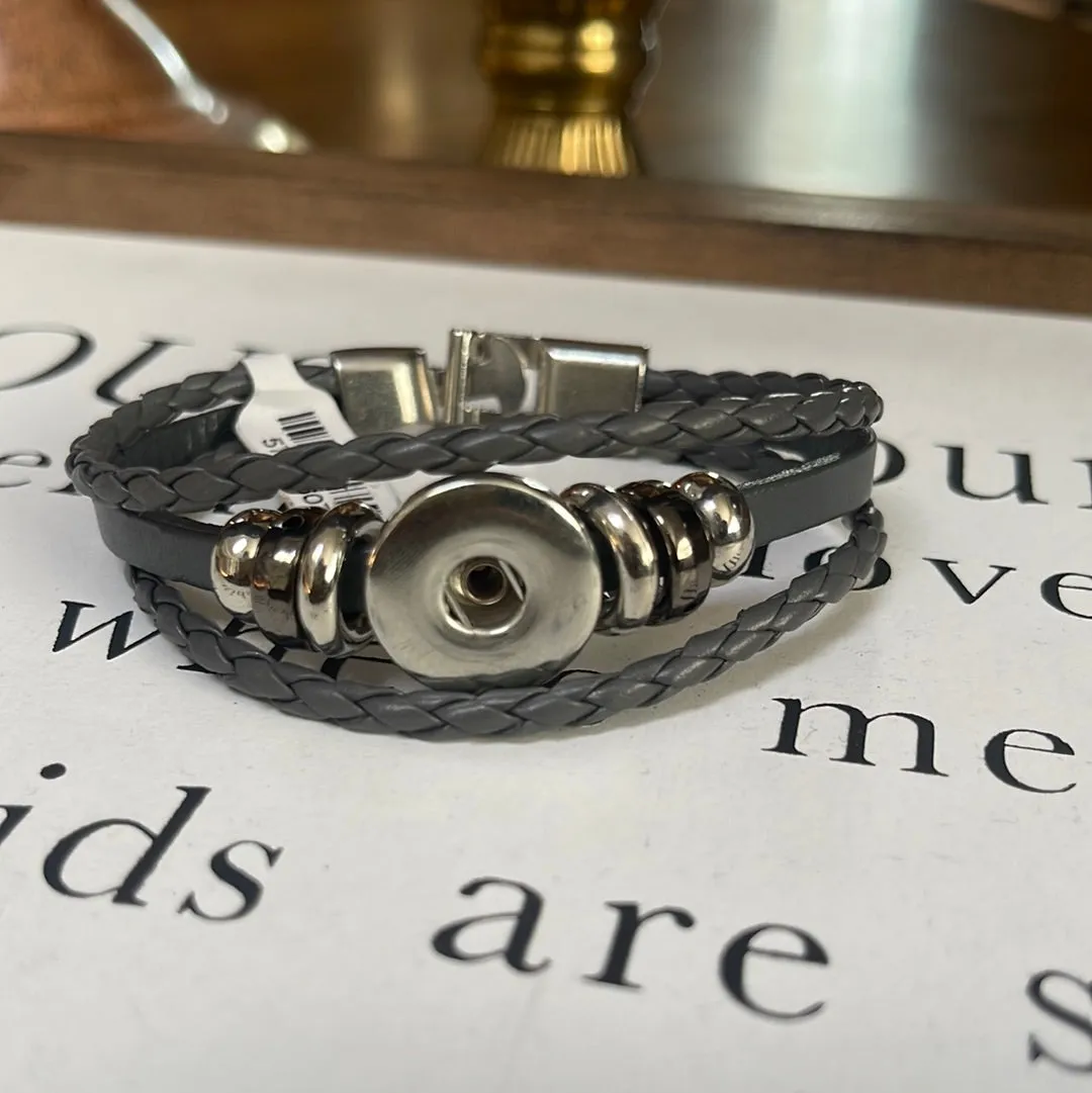 Twisted Strand Snap Bracelet