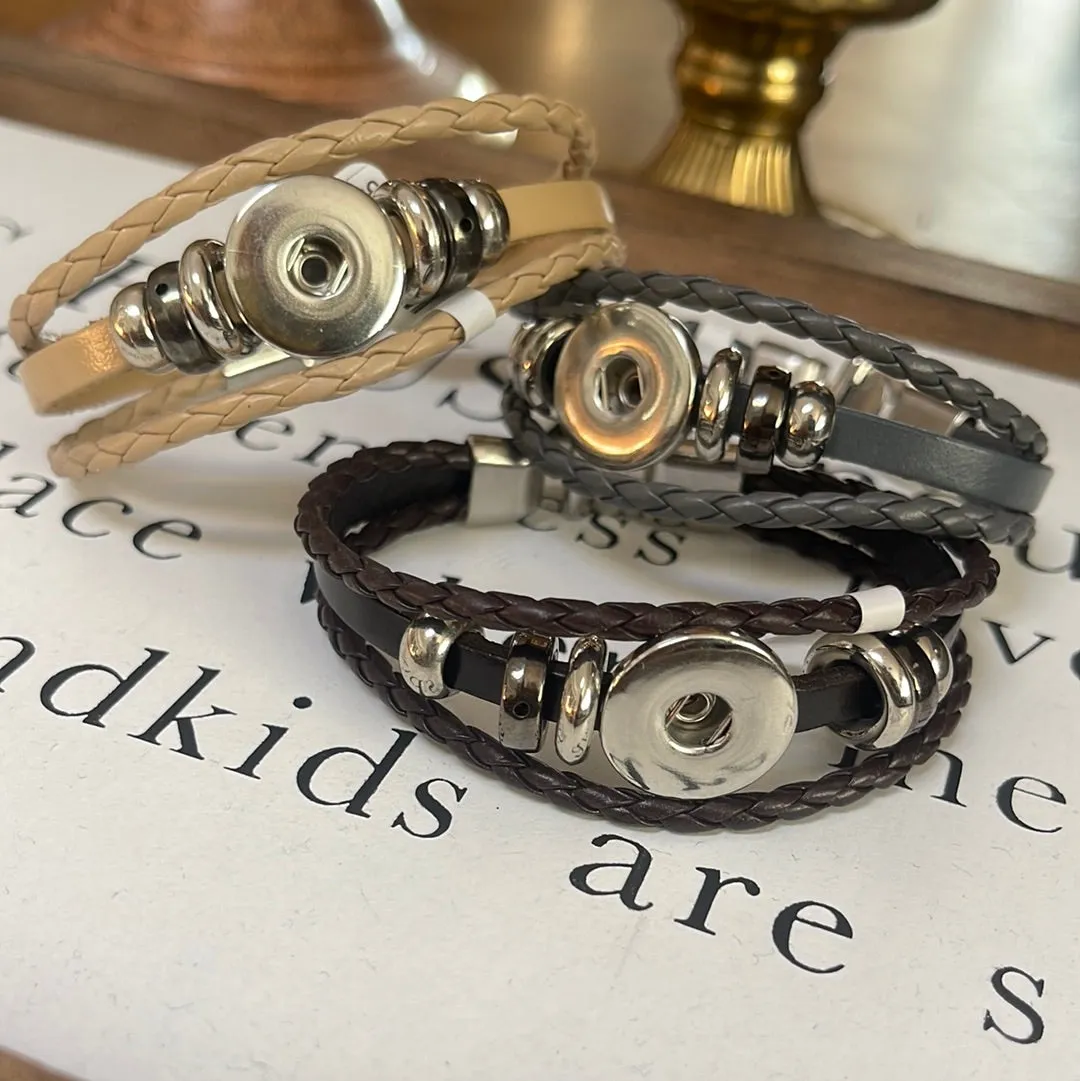 Twisted Strand Snap Bracelet
