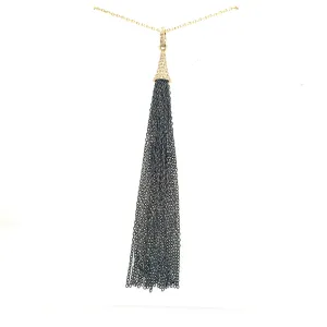 Two Tone Fringe Charm