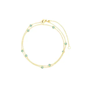 Two-Way Gemstone by the Inch Necklace