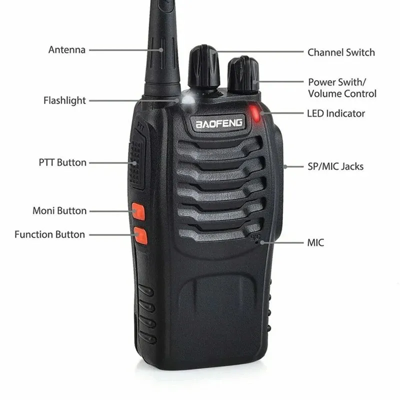 Two Way Portable Scan Monitor Radio