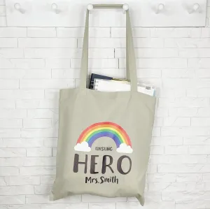 Unsung Hero Personalised Bag Gift For Teacher