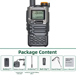 UV K5 Walkie Talkie Portable AmFm Two Way Radio Wireless Set Long Range Receiver