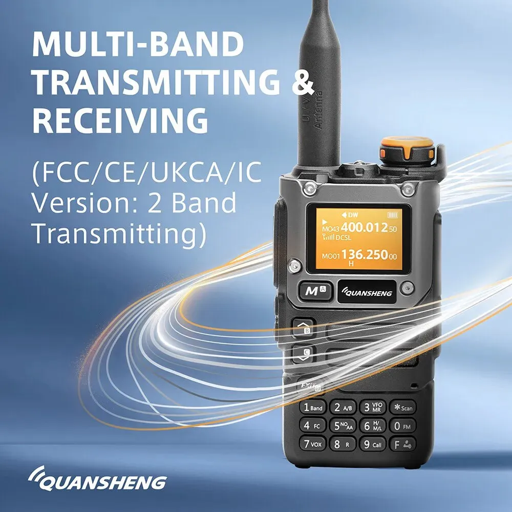 UV K5 Walkie Talkie Portable AmFm Two Way Radio Wireless Set Long Range Receiver