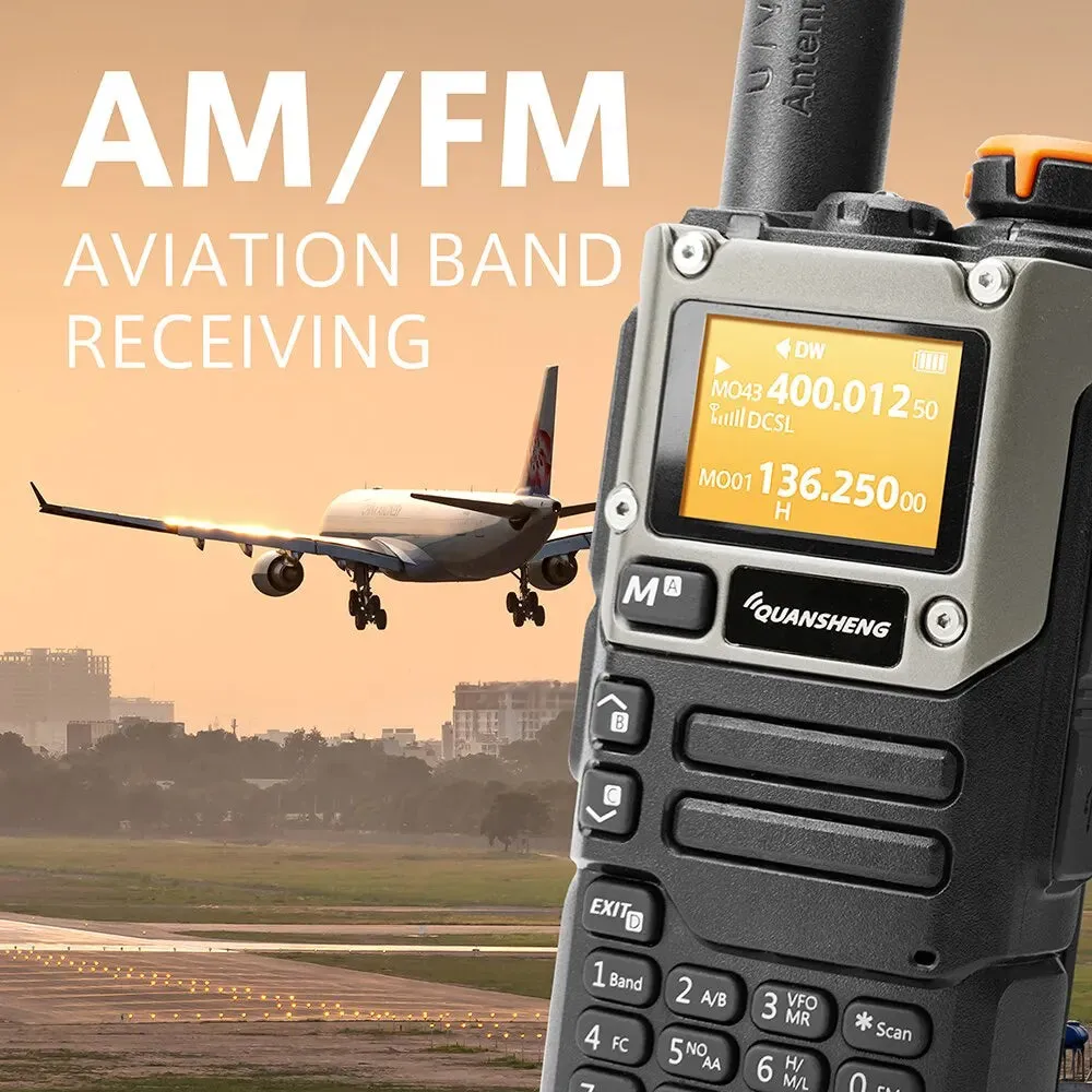 UV K5 Walkie Talkie Portable AmFm Two Way Radio Wireless Set Long Range Receiver