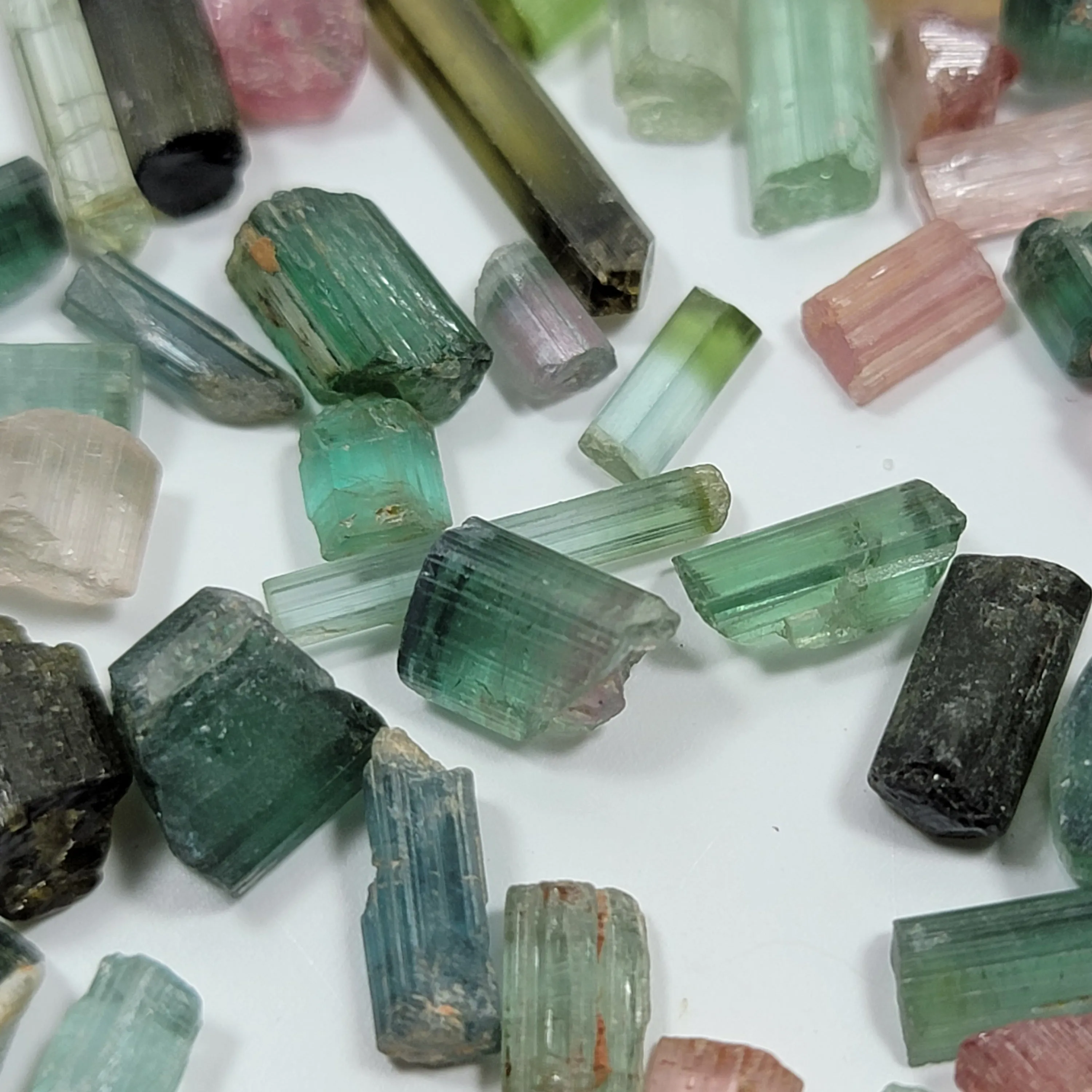 Various Colored Tourmaline