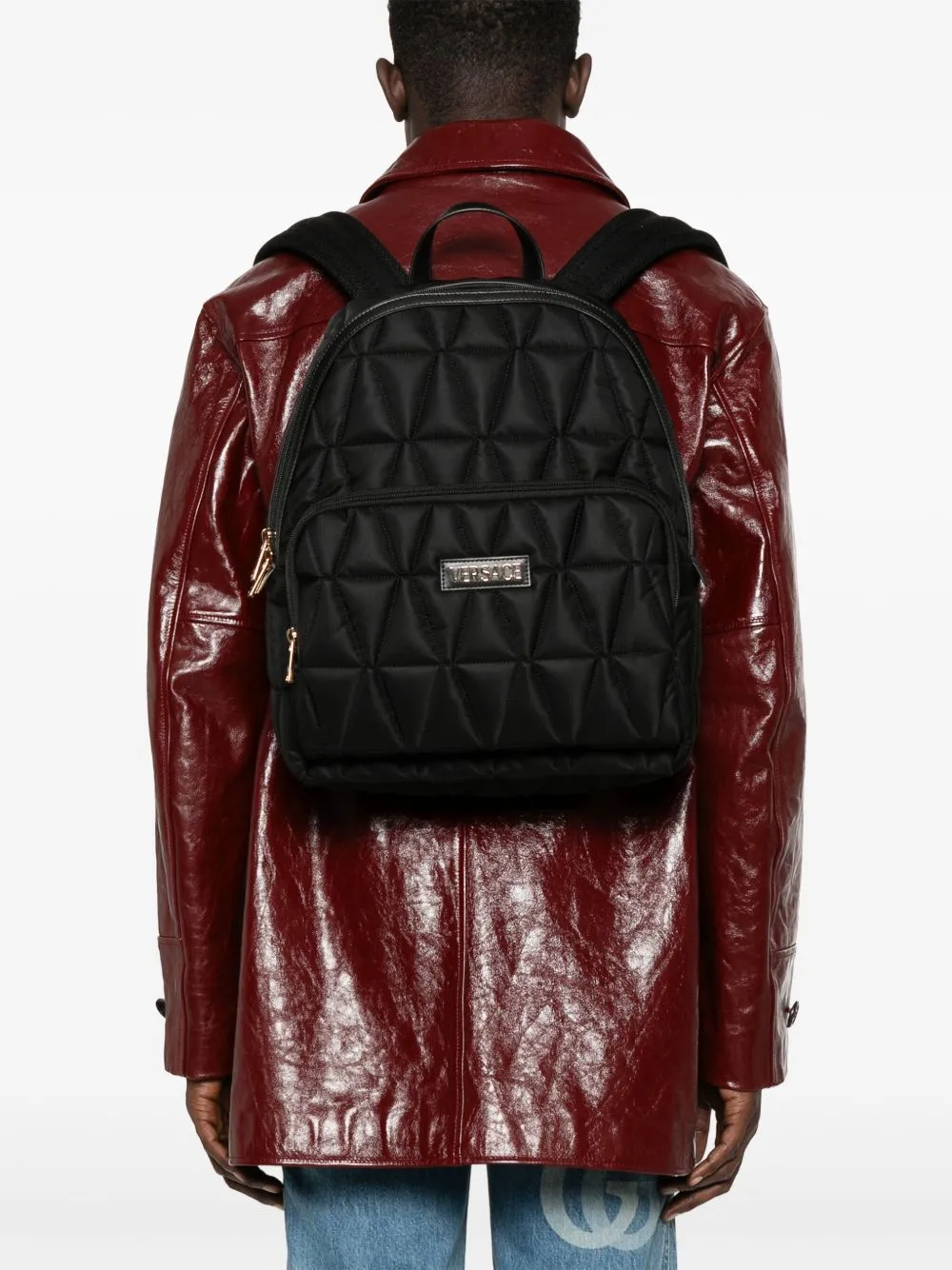 Versace myth nylon backpack
