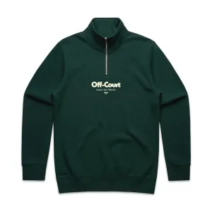 Vice 84 'Off-Court GSM' 1/4 Zip Sweater - Pine