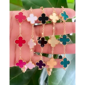 Vivi Colored Clover Bracelets