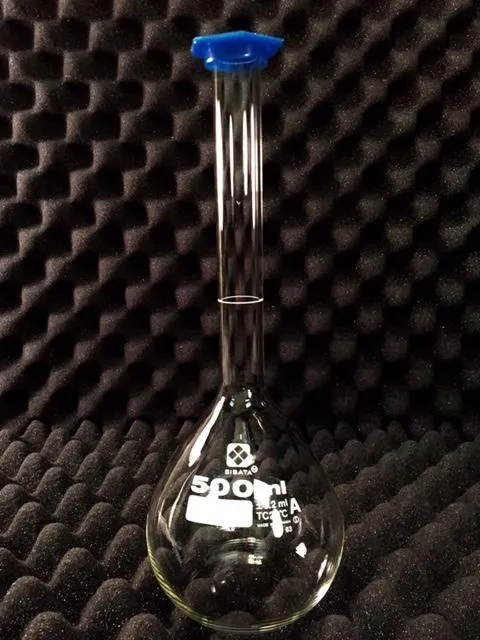 Volumetric Flask with Snap Cap Available in 100ml. 250ml, 500ml, and 1000ml