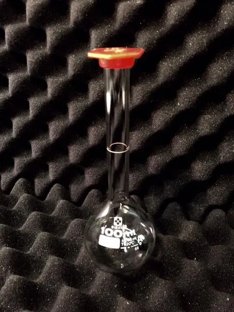 Volumetric Flask with Snap Cap Available in 100ml. 250ml, 500ml, and 1000ml