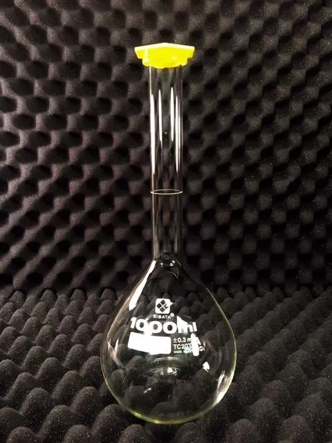 Volumetric Flask with Snap Cap Available in 100ml. 250ml, 500ml, and 1000ml