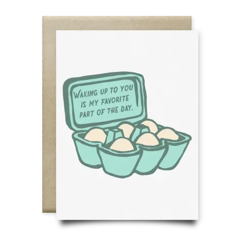 Waking Up To You Card | Anvil Cards
