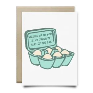 Waking Up To You Card | Anvil Cards
