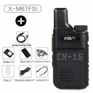 Walkie Talkie Portable Mini Communication Radio Two Way Radio Transceiver