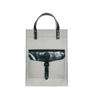 WASHABLE KRAFT PAPER TOTE - marine