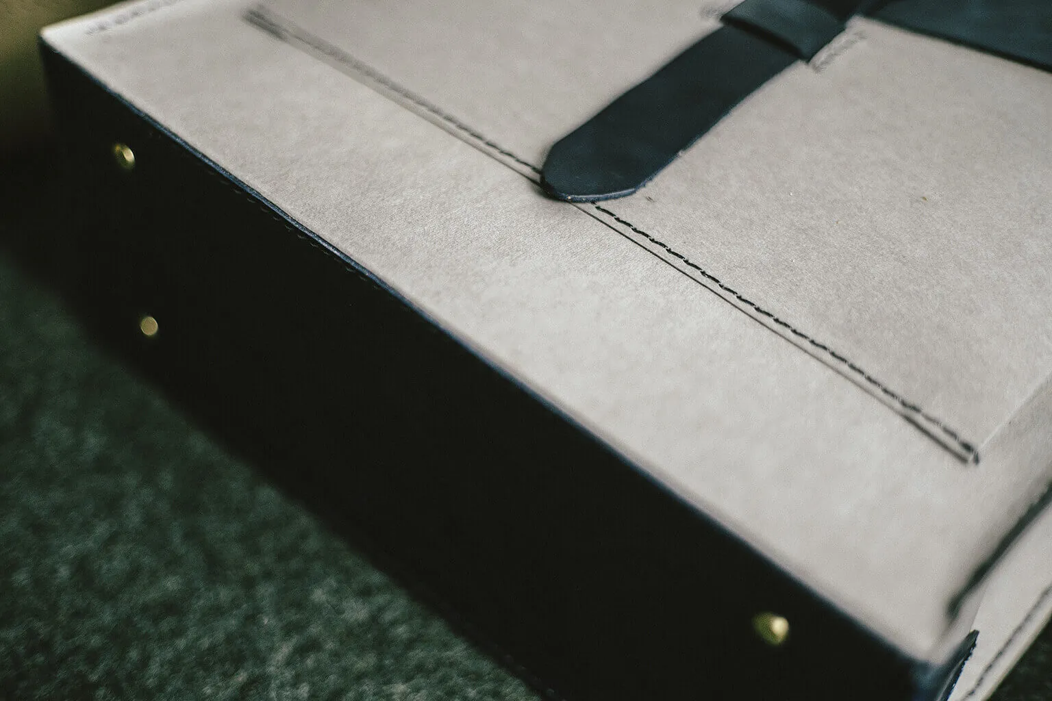 WASHABLE KRAFT PAPER TOTE - marine