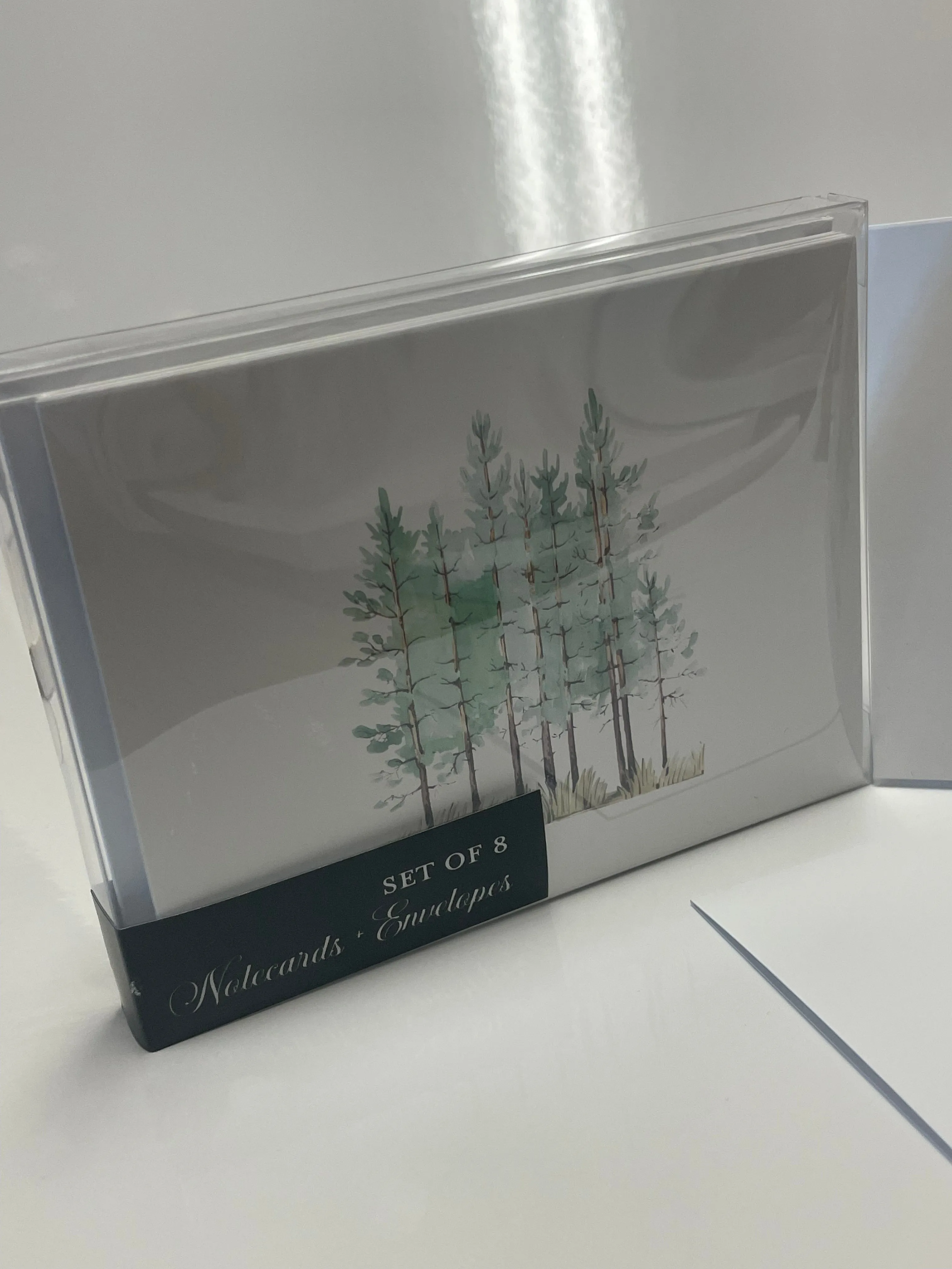 Watercolor Pine Tree Notecards