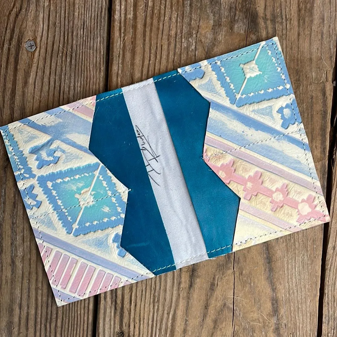 Waylon Wallet - Black & White w/ Encanto Navajo