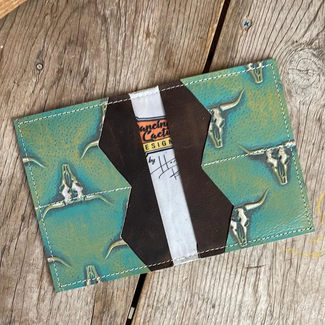 Waylon Wallet - Brindle w/ Margarita Skulls