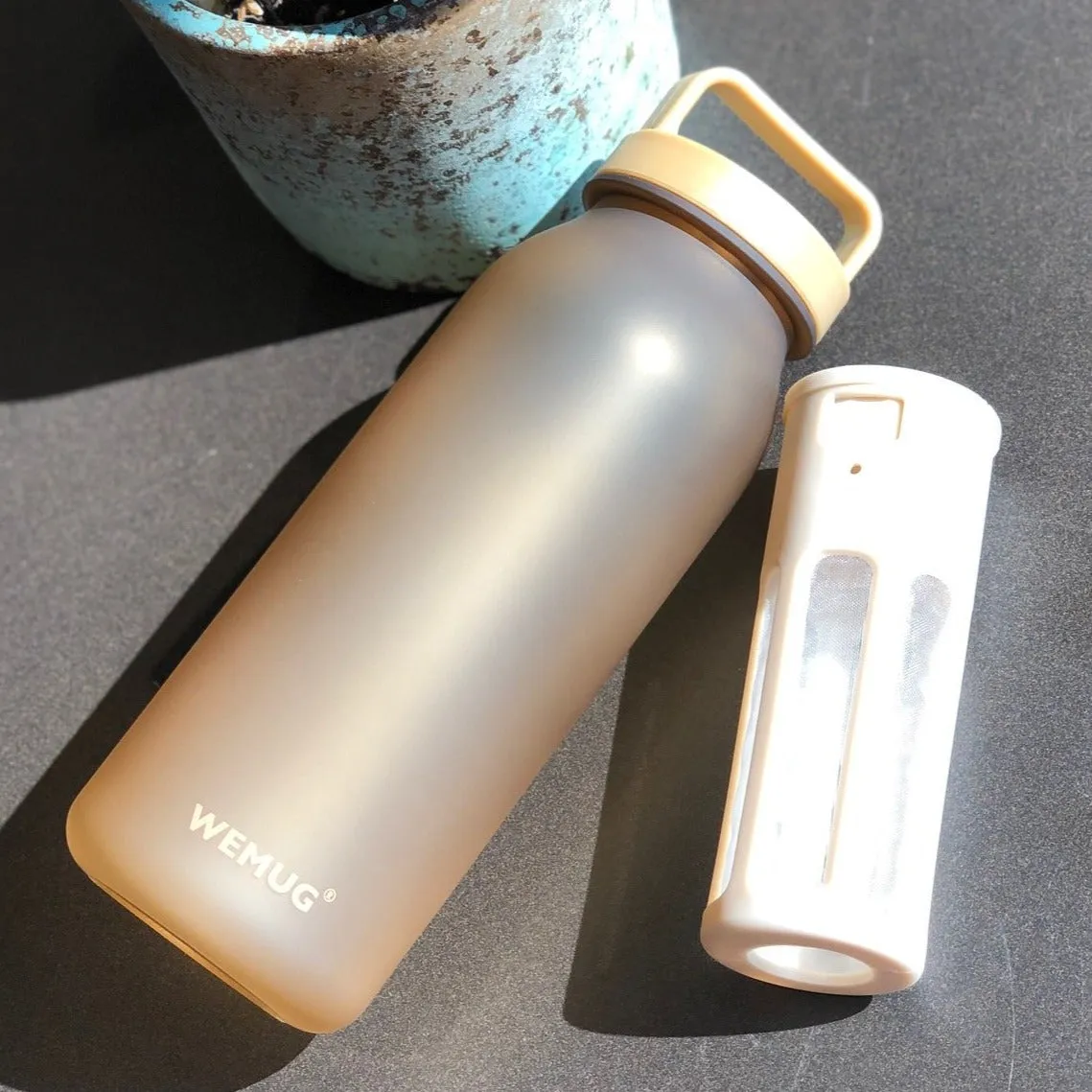 WEMUG Handled Water Bottle/Brew Bottle F620 BPA-Free Tritan