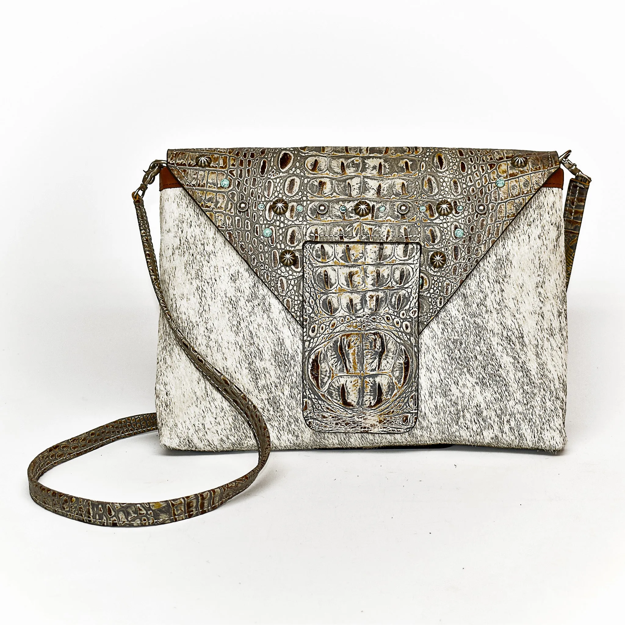 Western Leather Crossbody Purse - The Owl Creek Pass II