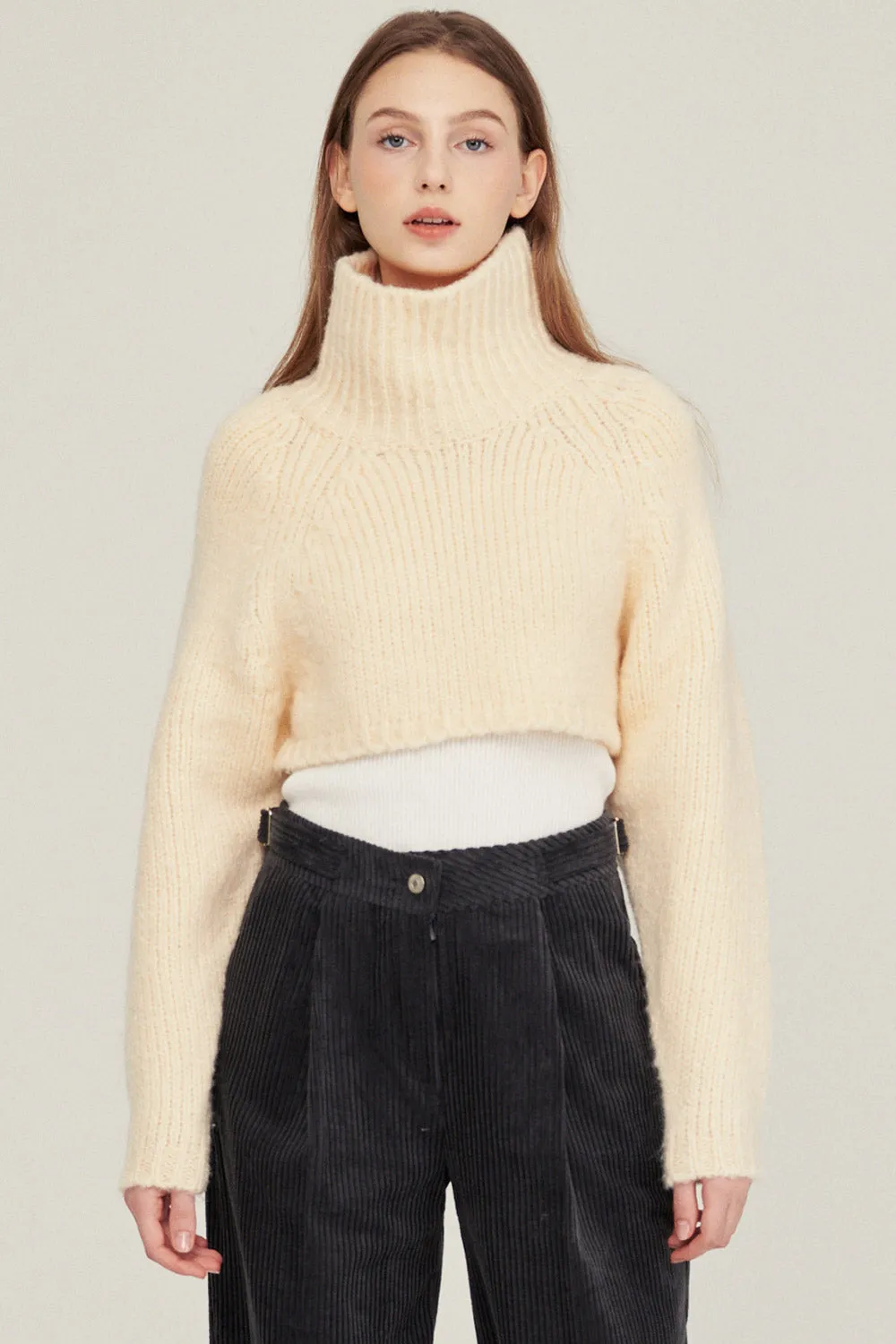 Whitney Two-way Cropped Sweater