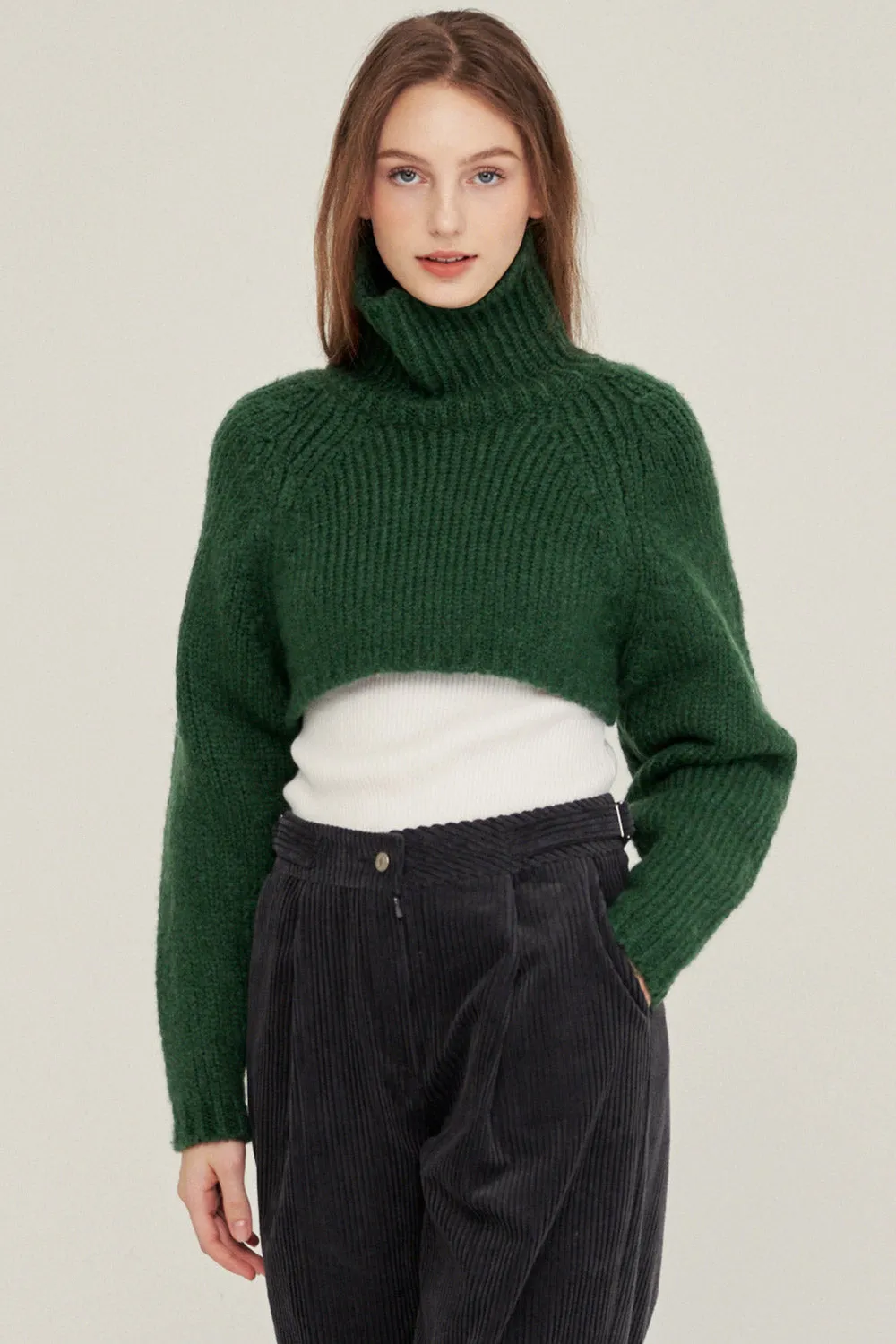 Whitney Two-way Cropped Sweater