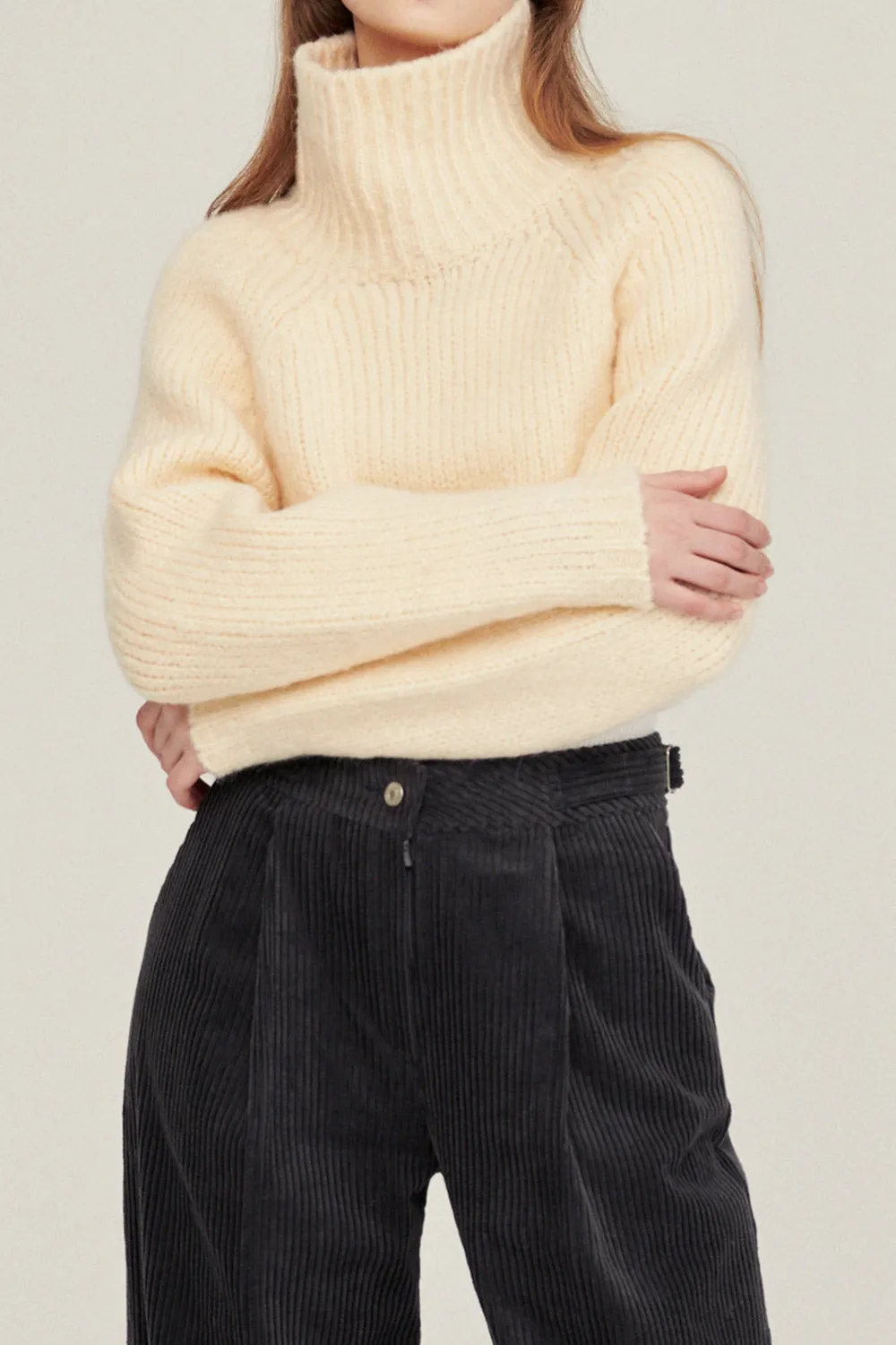 Whitney Two-way Cropped Sweater