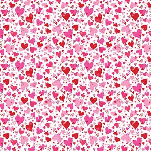 Whole Lotta Love 14734-09 Heart to Heart White