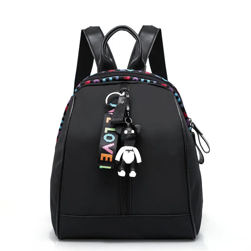 Women's Cloth Spring Korean Fashion Ribbon Solid Backpacks