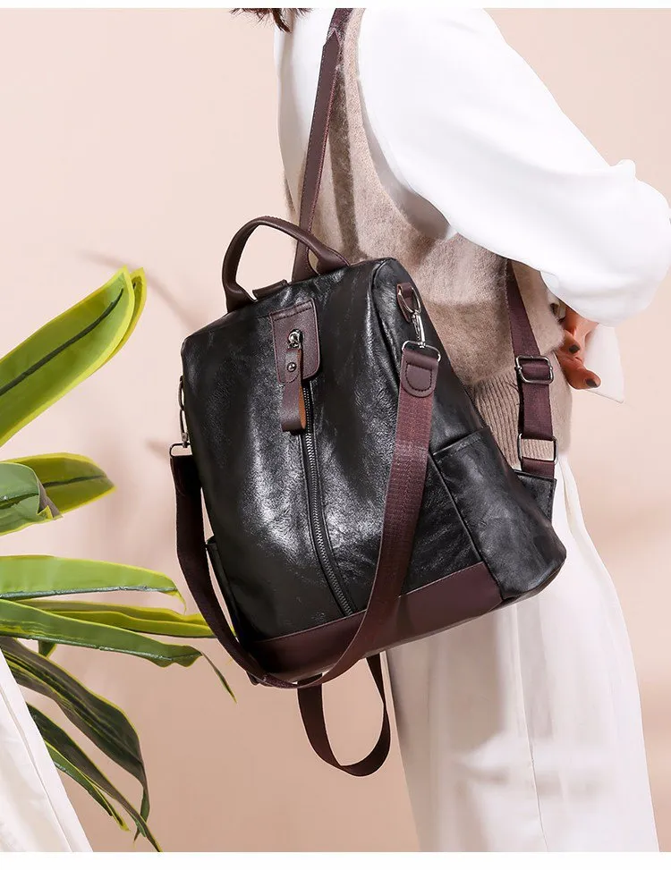Women's Fashion Trendy Nylon Cloth Large Capacity Backpacks