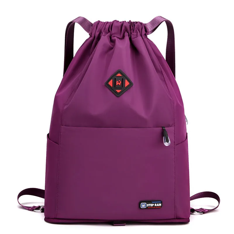 Women's Female Winter Korean Fashion Simple Drawstring Backpacks