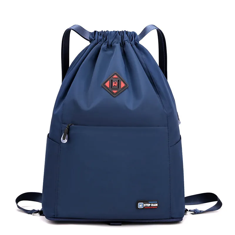 Women's Female Winter Korean Fashion Simple Drawstring Backpacks