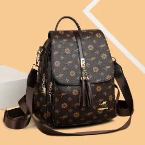 Women's Korean Fashion Leisure Large Capacity Trendy Backpacks