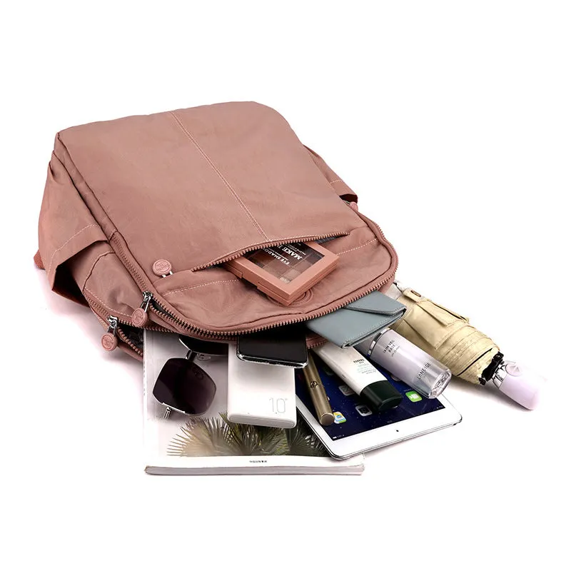 Women's Large Capacity Korean Waterproof Tide Computer Backpacks