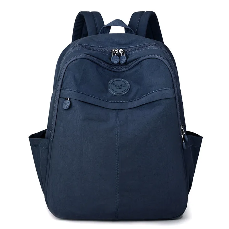 Women's Large Capacity Korean Waterproof Tide Computer Backpacks