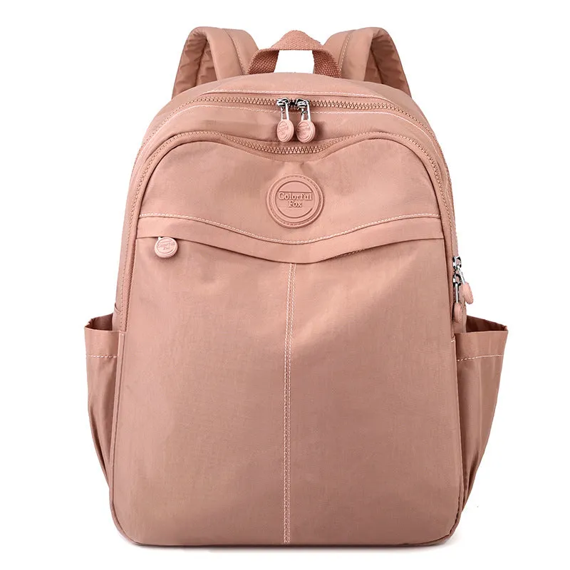 Women's Large Capacity Korean Waterproof Tide Computer Backpacks