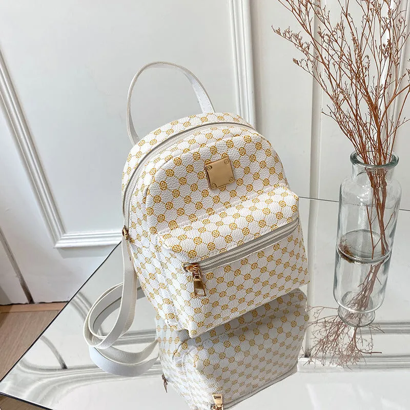 Women's Printed Korean Style Personalized Daily Backpacks