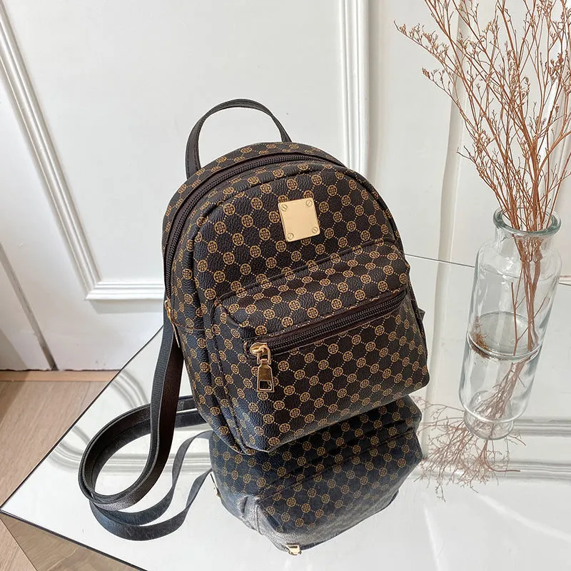 Women's Printed Korean Style Personalized Daily Backpacks