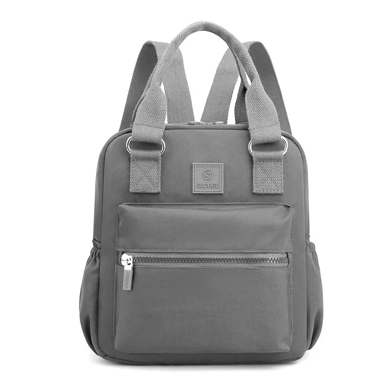 Women's Unique Korean Nylon Fashion Artistic Backpacks