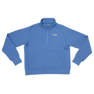 Women's Waffle 1/2 Zip (Hydrangea)