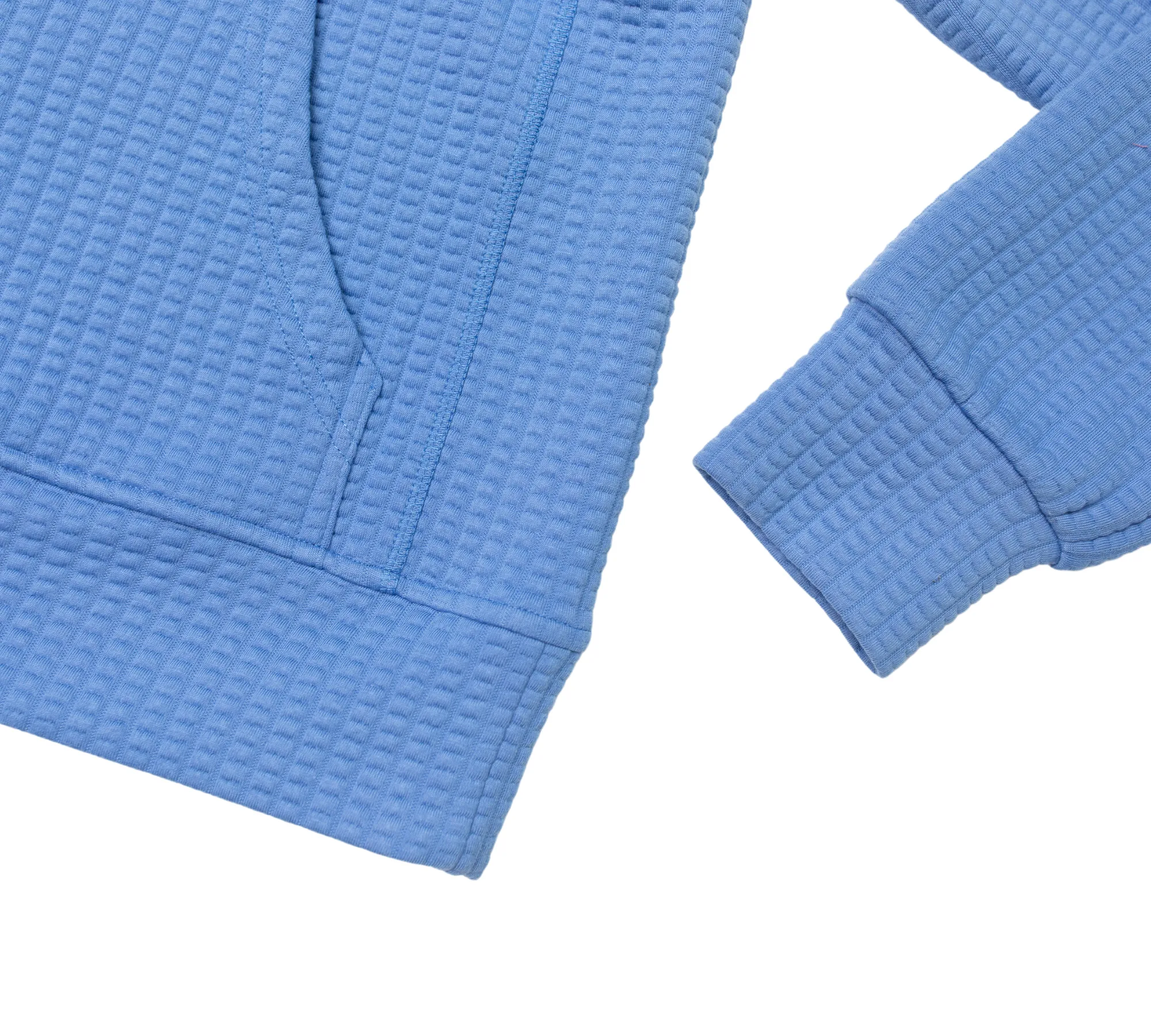 Women's Waffle 1/2 Zip (Hydrangea)